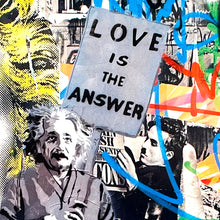 Load image into Gallery viewer, MR. BRAINWASH &#39;Einstein: Love is the Answer&#39; (2008) Offset Lithograph - Signari Gallery 