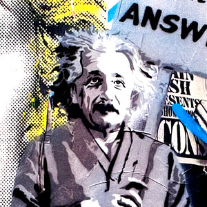 MR. BRAINWASH 'Einstein: Love is the Answer' (2008) Offset Lithograph - Signari Gallery 