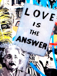 MR. BRAINWASH 'Einstein: Love is the Answer' (2008) Offset Lithograph