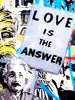 MR. BRAINWASH 'Einstein: Love is the Answer' (2008) Offset Lithograph