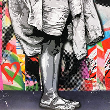 Load image into Gallery viewer, MR. BRAINWASH &#39;Gandhi: Where There is Love...&#39; (2010) Rare Offset Lithograph Poster