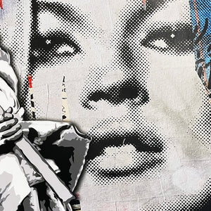 MR. BRAINWASH 'Gandhi: Where There is Love...' (2010) Rare Offset Lithograph Poster