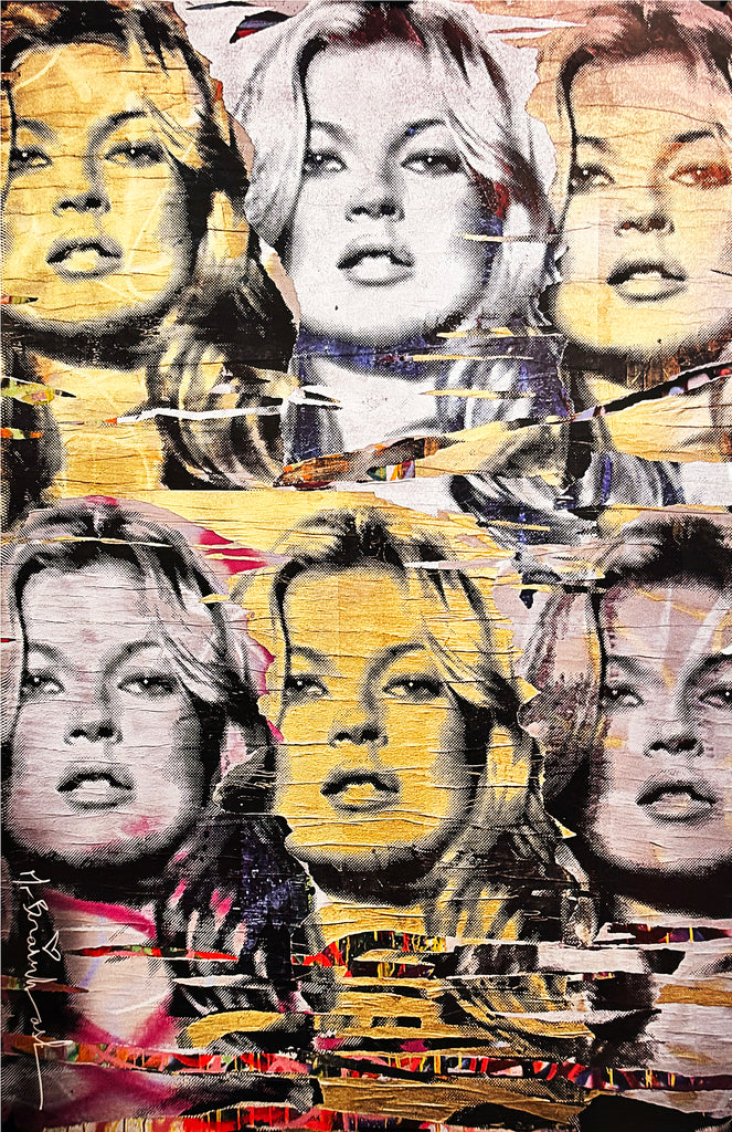 MR. BRAINWASH 'Kate Moss' (2008) Rare Offset Lithograph Poster