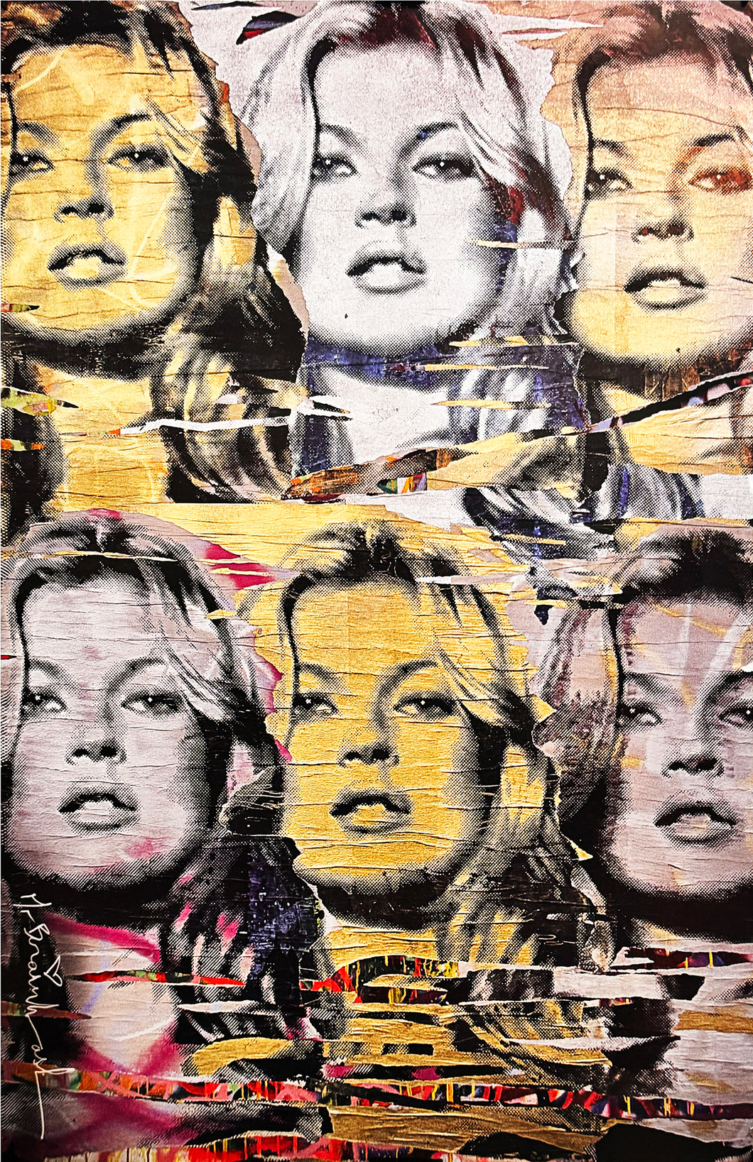 MR. BRAINWASH 'Kate Moss' (2008) Rare Offset Lithograph Poster