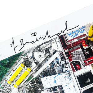 MR. BRAINWASH 'LA Heroes' (2025) RARE Hand-Signed Tribute Print
