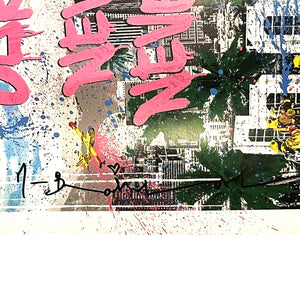 MR. BRAINWASH 'LA Heroes' (2025) RARE Hand-Signed Tribute Print