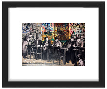 Load image into Gallery viewer, MR. BRAINWASH &#39;Le Bistro&#39; (2008) Original Framed Postcard