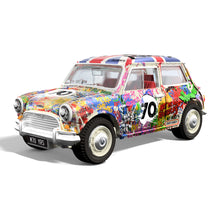 Load image into Gallery viewer, MR. BRAINWASH x Matchbox &#39;Austin Mini Cooper S&#39; (2024) 1:64 Scale Car + Display