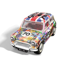 Load image into Gallery viewer, MR. BRAINWASH x Matchbox &#39;Austin Mini Cooper S&#39; (2024) 1:64 Scale Car + Display