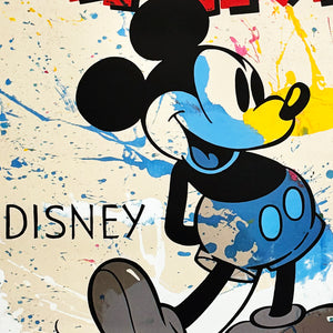MR. BRAINWASH 'Disney: Mickey Mouse' (2025) Hand-Signed Offset Poster