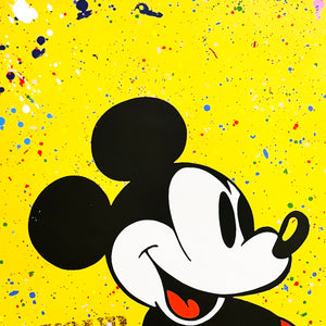 MR. BRAINWASH 'Never, Never, Never Give Up' (2025) Hand-Signed Offset Poster