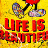 MR. BRAINWASH 'Never, Never, Never Give Up' (2025) Hand-Signed Offset Poster