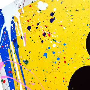 MR. BRAINWASH 'Never, Never, Never Give Up' (2025) Hand-Signed Offset Poster