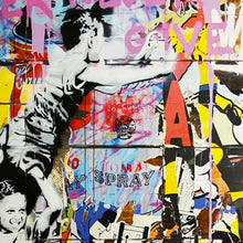 Load image into Gallery viewer, MR. BRAINWASH &#39;Never Give Up&#39; (2011) Offset Lithograph Poster