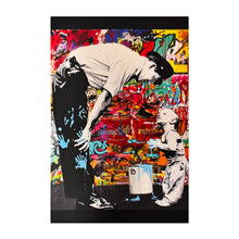 Load image into Gallery viewer, MR. BRAINWASH &#39;Not Guilty (All American)&#39; (2011) Original Framed Postcard