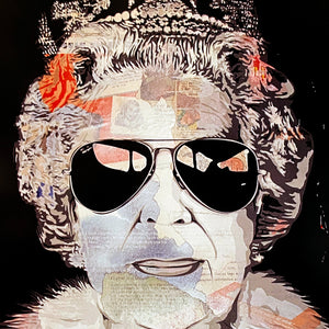 MR. BRAINWASH 'Aviator Queen Elizabeth' (2012) Rare Offset Lithograph