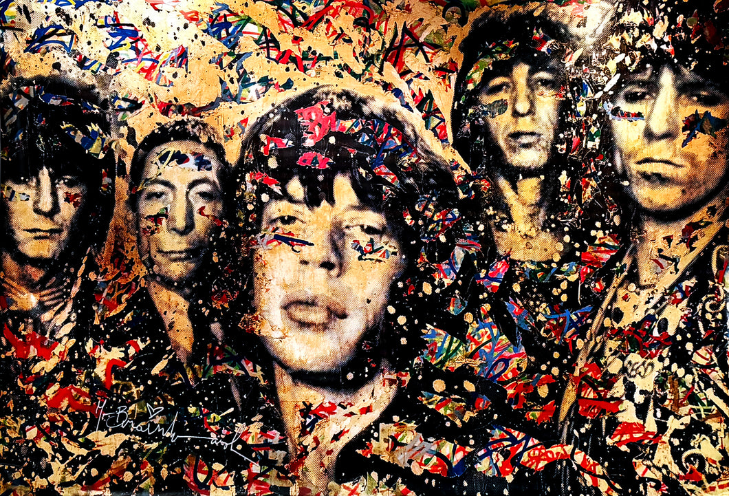 MR. BRAINWASH 'Rolling Stones' (2012) Offset Lithograph