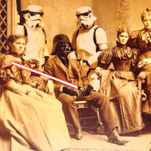 Load image into Gallery viewer, MR. BRAINWASH &#39;Star Wars Reunion&#39; (2009) Original Framed Postcard