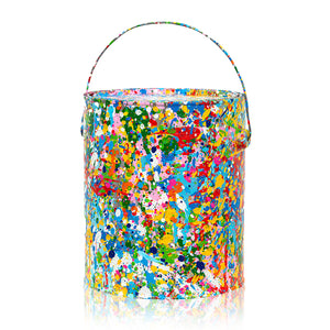 MR. BRAINWASH 'Splash Bucket' (2023) Hand-Painted Paint Bucket