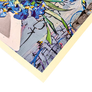 MR. BRAINWASH 'Vase with Irises' (2022) Screen Print