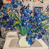 MR. BRAINWASH 'Vase with Irises' (2022) Screen Print - Signari Gallery 