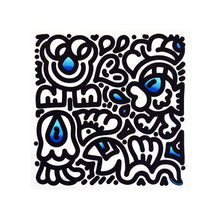 Load image into Gallery viewer, MR. DOODLE 'Colour Pops: Blue Pop' (2026) Timed Edition Gicleé Print