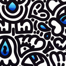 Load image into Gallery viewer, MR. DOODLE 'Colour Pops: Blue Pop' (2026) Timed Edition Gicleé Print