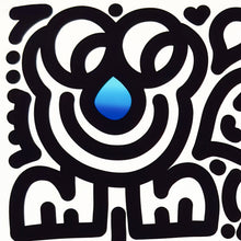 Load image into Gallery viewer, MR. DOODLE 'Colour Pops: Blue Pop' (2026) Timed Edition Gicleé Print