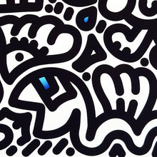 Load image into Gallery viewer, MR. DOODLE 'Colour Pops: Blue Pop' (2026) Timed Edition Gicleé Print