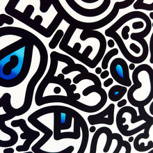 Load image into Gallery viewer, MR. DOODLE 'Colour Pops: Blue Pop' (2026) Timed Edition Gicleé Print