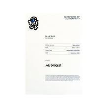 Load image into Gallery viewer, MR. DOODLE 'Colour Pops: Blue Pop' (2026) Timed Edition Gicleé Print