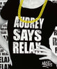 MR. SLY 'Audrey Says Relax' (Street Art) Framed Giclée Print - Signari Gallery 