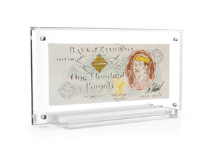 NATUREL 'Zamunda 100 Pound Note' (2021) Archival Pigment Print + Display (AP) - Signari Gallery 