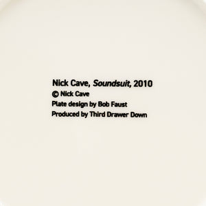 NICK CAVE 'Soundsuit' (2010) Rare Bone China Dinner Plate