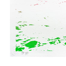 Load image into Gallery viewer, NICK WALKER 'Love Bats' (2021) RARE Screen Print (pink-green) - Signari Gallery 
