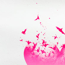 Load image into Gallery viewer, NICK WALKER 'Love Bats' (2021) RARE Screen Print (pink-green) - Signari Gallery 