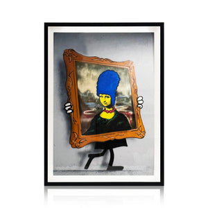 NICK WALKER 'Mona Simpson (2019)' Framed Silkscreen Print - Signari Gallery 