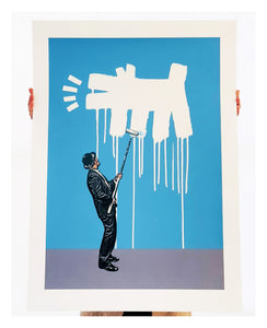 NICK WALKER 'Raining Barking Dog' (2023) Screen Print - Signari Gallery 
