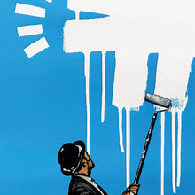 Load image into Gallery viewer, NICK WALKER 'Raining Barking Dog' (2023) Haring-Tribute Screen Print - Signari Gallery 