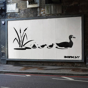 NOT BANKSY x L-13 'Sh*tism in Context: Duck Defecation' (2024) Archival Pigment Print