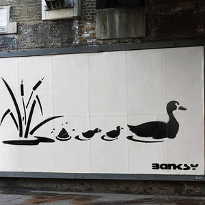 NOT BANKSY x L-13 'Sh*tism in Context: Duck Defecation' (2024) Archival Pigment Print