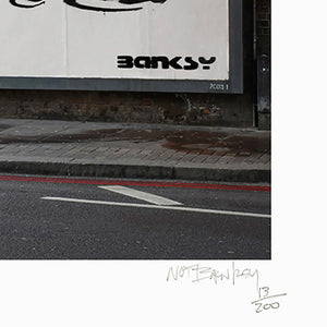 NOT BANKSY x L-13 'Sh*tism in Context: Duck Defecation' (2024) Archival Pigment Print