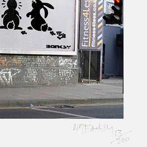 NOT BANKSY x L-13 'Sh*tism in Context: Rabbit Pellets' (2024) Archival Pigment Print