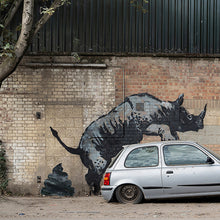 Load image into Gallery viewer, NOT BANKSY x L-13 &#39;Sh*tism in Context: Rhino Turd&#39; (2024) Archival Pigment Print