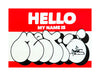 NUNO VIEGAS 'Metis Throwie' (2022) "Hello..." Framed Sticker