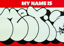 Load image into Gallery viewer, NUNO VIEGAS &#39;Metis Throwie&#39; (2024) &quot;Hello...&quot; Framed Sticker