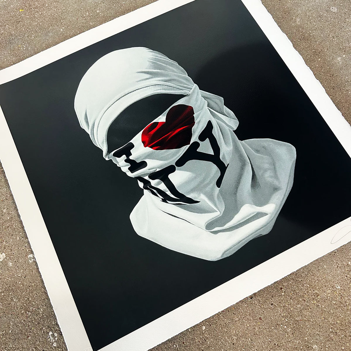 Nuno Mask Pattern NUNO VIEGAS 'Shirt Mask x I Love NY' (2024) 14-Color Screen Print