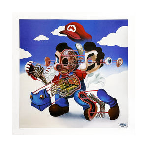 NYCHOS 'Dissection of Super Mario' Giclée Print - Signari Gallery 