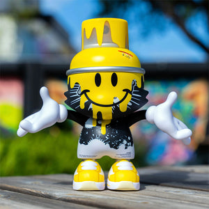 OG SLICK 'Happy Yellow' (2024) Vinyl Spray Can Art Figure