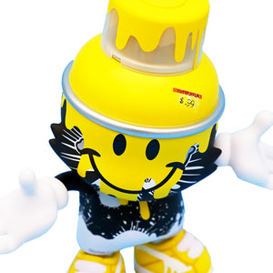 OG SLICK 'Happy Yellow' (2024) Vinyl Spray Can Art Figure